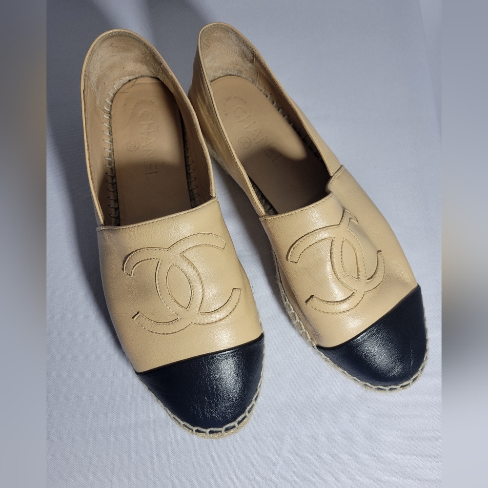 Chanel Lambskin Espadrilles